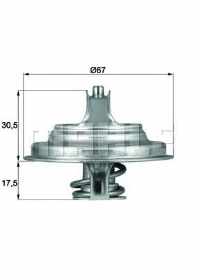 Mahle/Behr TX 54 71D Thermostat, Kühlmittel TX5471D: Kaufen Sie zu einem guten Preis in Polen bei 2407.PL!