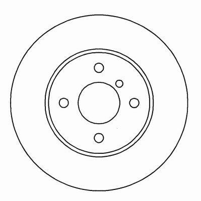 Alanko 304894 Front brake disc ventilated 304894: Buy near me in Poland at 2407.PL - Good price!