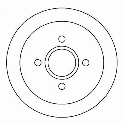 Alanko 302962 Rear brake disc, non-ventilated 302962: Buy near me in Poland at 2407.PL - Good price!