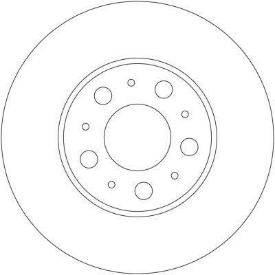 Alanko 304858 Front brake disc ventilated 304858: Buy near me at 2407.PL in Poland at an Affordable price!