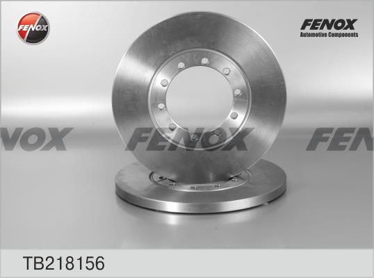 Fenox TB218156 Rear brake disc, non-ventilated TB218156: Buy near me in Poland at 2407.PL - Good price!