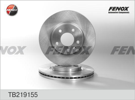 Fenox TB219155 Тормозной диск передний вентилируемый TB219155: Отличная цена - Купить в Польше на 2407.PL!
