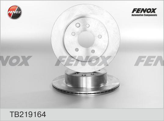Fenox TB219164 Brake disc TB219164: Buy near me in Poland at 2407.PL - Good price!