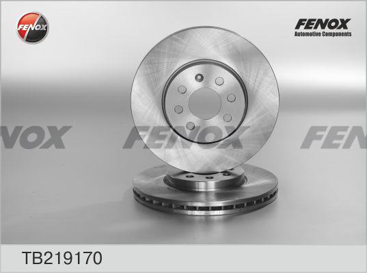 Fenox TB219170 Диск гальмівний передній вентильований TB219170: Приваблива ціна - Купити у Польщі на 2407.PL!