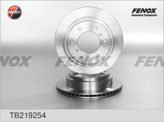 Fenox TB219254 Тормозной диск задний вентилируемый TB219254: Отличная цена - Купить в Польше на 2407.PL!