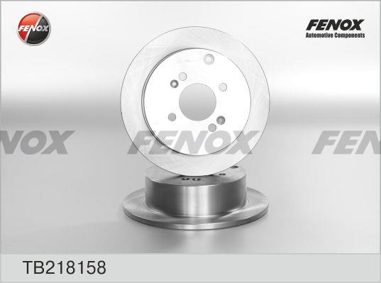 Fenox TB218158 Brake disc TB218158: Buy near me in Poland at 2407.PL - Good price!