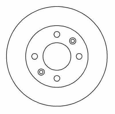 Alanko 304198 Unventilated front brake disc 304198: Buy near me in Poland at 2407.PL - Good price!