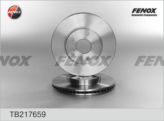 Fenox TB217659 Front brake disc ventilated TB217659: Buy near me in Poland at 2407.PL - Good price!