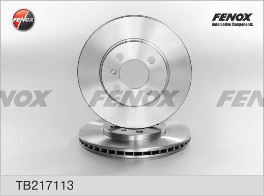Fenox TB217113 Front brake disc ventilated TB217113: Buy near me in Poland at 2407.PL - Good price!