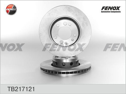 Fenox TB217121 Front brake disc ventilated TB217121: Buy near me in Poland at 2407.PL - Good price!