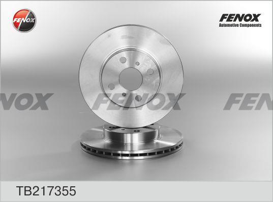 Fenox TB217355 Тормозной диск передний вентилируемый TB217355: Отличная цена - Купить в Польше на 2407.PL!