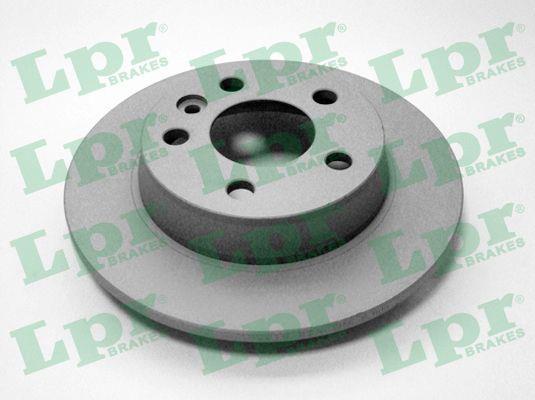 LPR F1581PR Rear brake disc, non-ventilated F1581PR: Buy near me in Poland at 2407.PL - Good price!