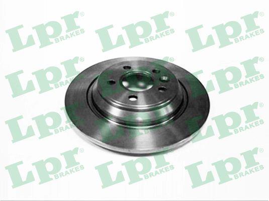 LPR V1009P Rear brake disc, non-ventilated V1009P: Buy near me in Poland at 2407.PL - Good price!