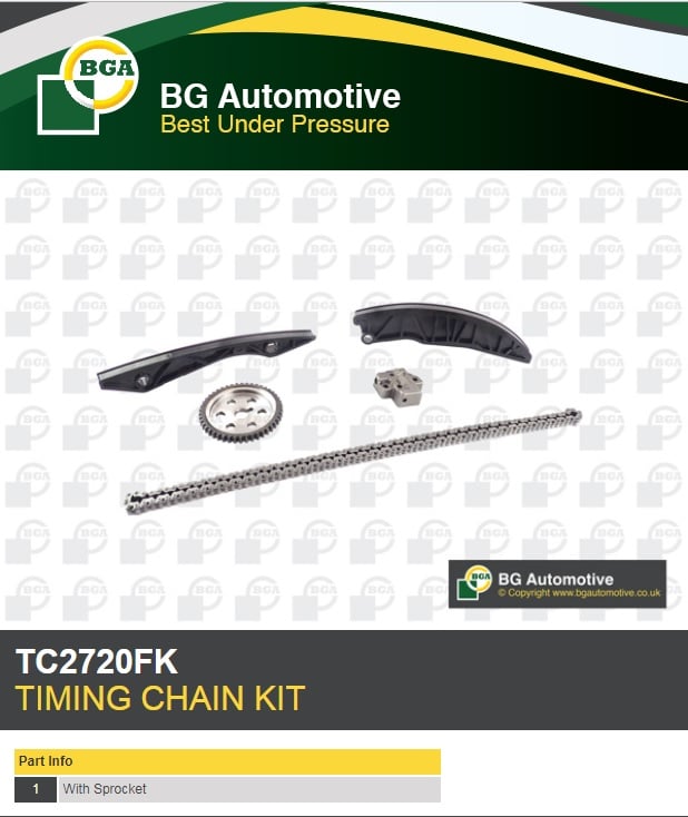 BGA TC2720FK Timing chain kit TC2720FK: Buy near me at 2407.PL in Poland at an Affordable price!