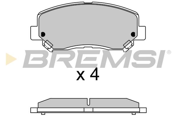 Bremsi BP3635 Brake Pad Set, disc brake BP3635: Buy near me in Poland at 2407.PL - Good price!