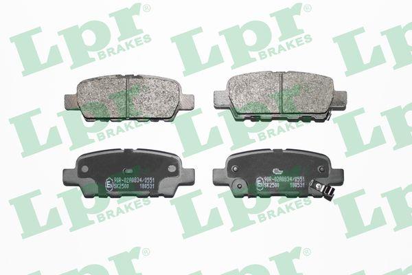 LPR 05P1862 Brake Pad Set, disc brake 05P1862: Buy near me at 2407.PL in Poland at an Affordable price!