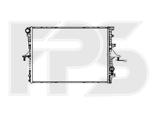 FPS FP 74 A1208 Radiator, engine cooling FP74A1208: Buy near me in Poland at 2407.PL - Good price!
