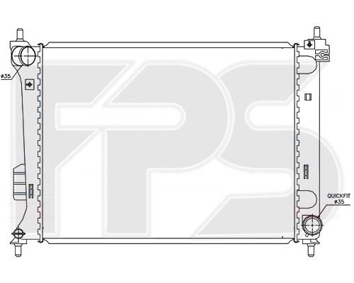 FPS FP 32 A45-X Радіатор охолодження двигуна FP32A45X: Приваблива ціна - Купити у Польщі на 2407.PL!