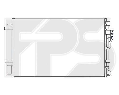 FPS FP 40 K139 Радиатор кондиционера (Конденсатор) FP40K139: Отличная цена - Купить в Польше на 2407.PL!