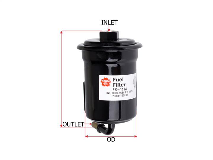 Sakura FS-1144 Fuel filter FS1144: Buy near me at 2407.PL in Poland at an Affordable price!