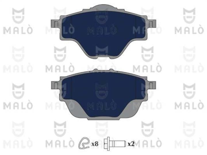 Malo 1051169 Brake Pad Set, disc brake 1051169: Buy near me in Poland at 2407.PL - Good price!