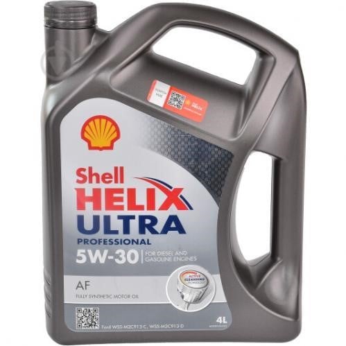 Shell 550040661 Моторное масло Shell Helix Ultra Professional AF 5W-30, 4л 550040661: Отличная цена - Купить в Польше на 2407.PL!