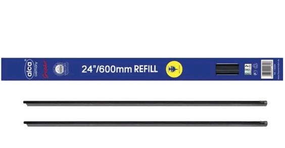 Alca 118000 Wiper blade rubber, 610 mm, 2 pcs. 118000: Buy near me in Poland at 2407.PL - Good price!