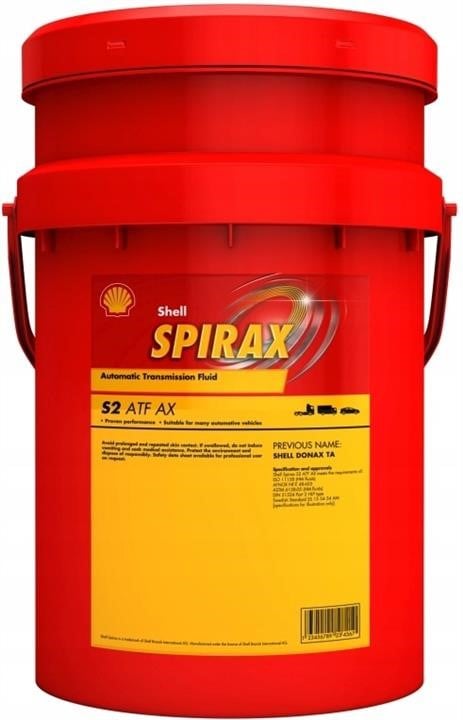 Shell 550027804 Transmission oil Shell Spirax S2 ATF AX, 20L 550027804: Buy near me in Poland at 2407.PL - Good price!
