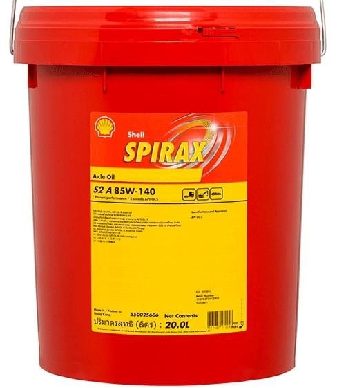 Shell 550027934 Transmission oil Shell SPIRAX S2 A 85W-140, 20L 550027934: Buy near me in Poland at 2407.PL - Good price!