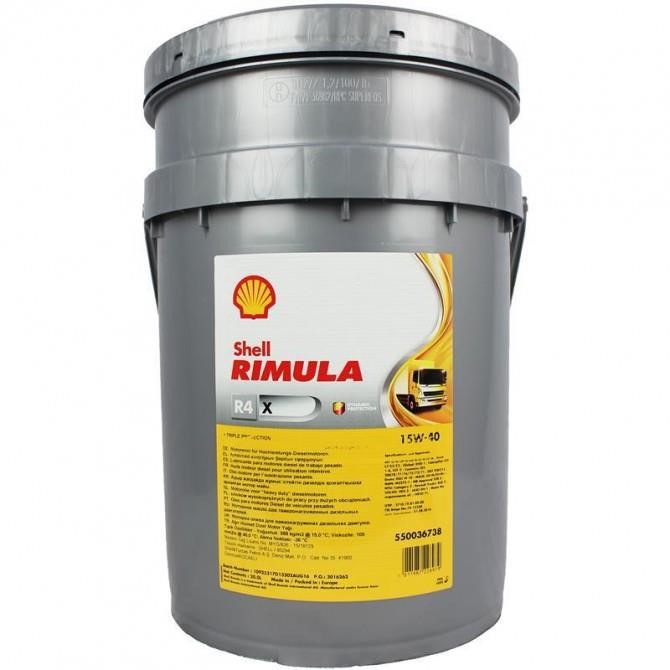 Shell 550036840 Engine oil Shell Rimula R4X 15W-40, 20 l 550036840: Buy near me in Poland at 2407.PL - Good price!
