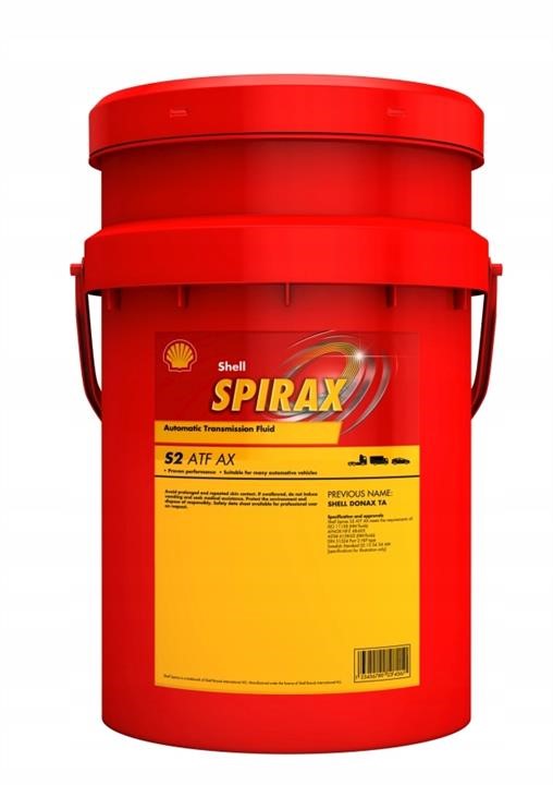 Shell SPIRAX S2 ATF AX 20L Getriebeöl Shell Spirax S2 ATF AX, 20 L SPIRAXS2ATFAX20L: Kaufen Sie zu einem guten Preis in Polen bei 2407.PL!