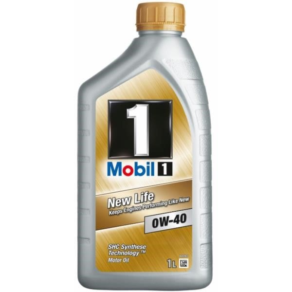 Mobil 151049 Engine oil Mobil 1 Full Synthetic New Life 0W-40, 1L 151049: Buy near me in Poland at 2407.PL - Good price!