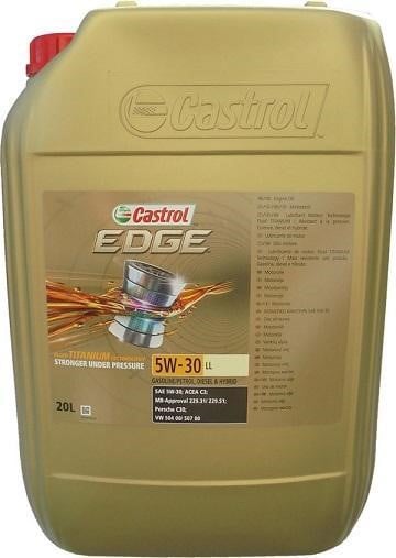 Castrol 15664D Engine oil Castrol EDGE Titanium FST LL C3 5W-30, 20L 15664D: Buy near me in Poland at 2407.PL - Good price!