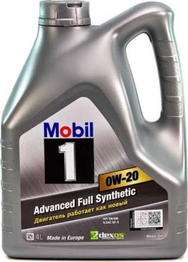 Mobil 155252 Engine oil Mobil 1 Fuel Economy 0W-20, 4L 155252: Buy near me in Poland at 2407.PL - Good price!