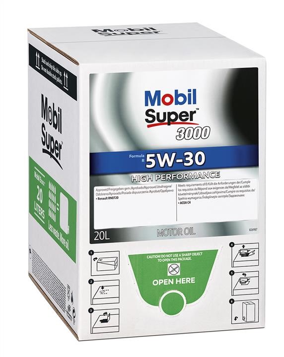 Mobil 154537 Engine oil Mobil Super 3000 Formula R 5W-30, 20L 154537: Buy near me at 2407.PL in Poland at an Affordable price!