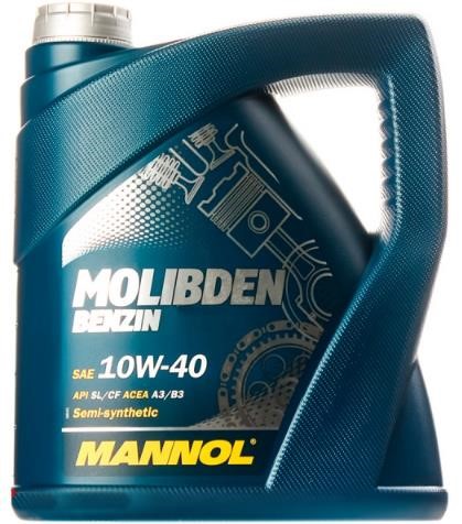 Mannol 4036021404301 Engine oil Mannol MoS Benzin 10W-40, 4L 4036021404301: Buy near me in Poland at 2407.PL - Good price!
