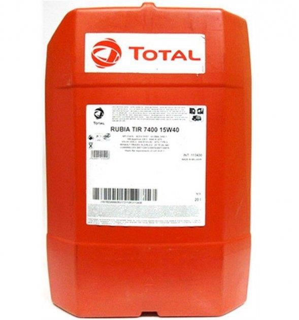 Total 166795 Olej silnikowy Total RUBIA TIR 7400 15W-40, ACEA E7, API CI-4/SL, 20L 166795: Dobra cena w Polsce na 2407.PL - Kup Teraz!