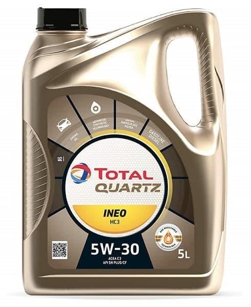 Total 216289 Моторное масло Total QUARTZ INEO MC3 5W-30, 5л 216289: Отличная цена - Купить в Польше на 2407.PL!