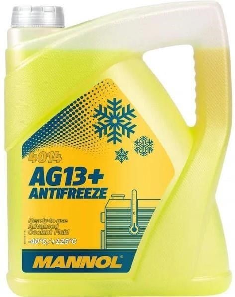 Mannol 4036021157825 Антифриз MANNOL Antifreeze Advanced 4014 AG13+ желтый, готовый к применению -40C, 5 л 4036021157825: Купить в Польше - Отличная цена на 2407.PL!