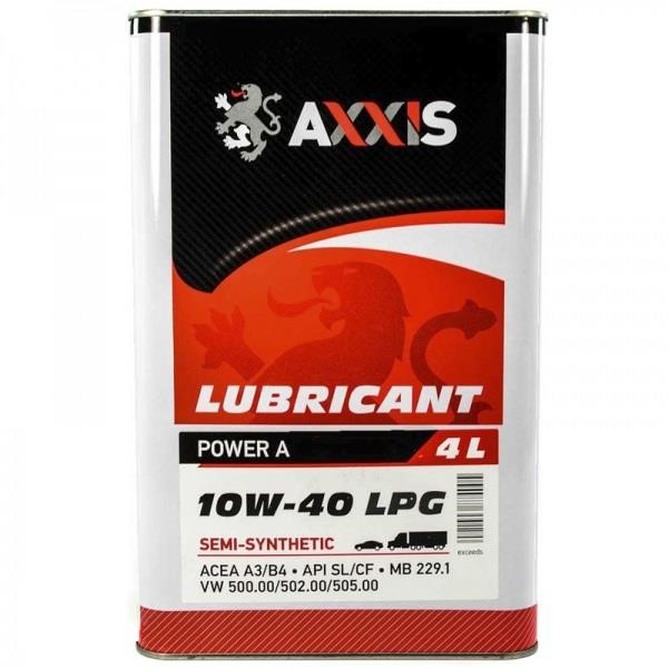 AXXIS 48021043874 Engine oil AXXIS LPG Power A 10W-40, 4L 48021043874: Buy near me at 2407.PL in Poland at an Affordable price!