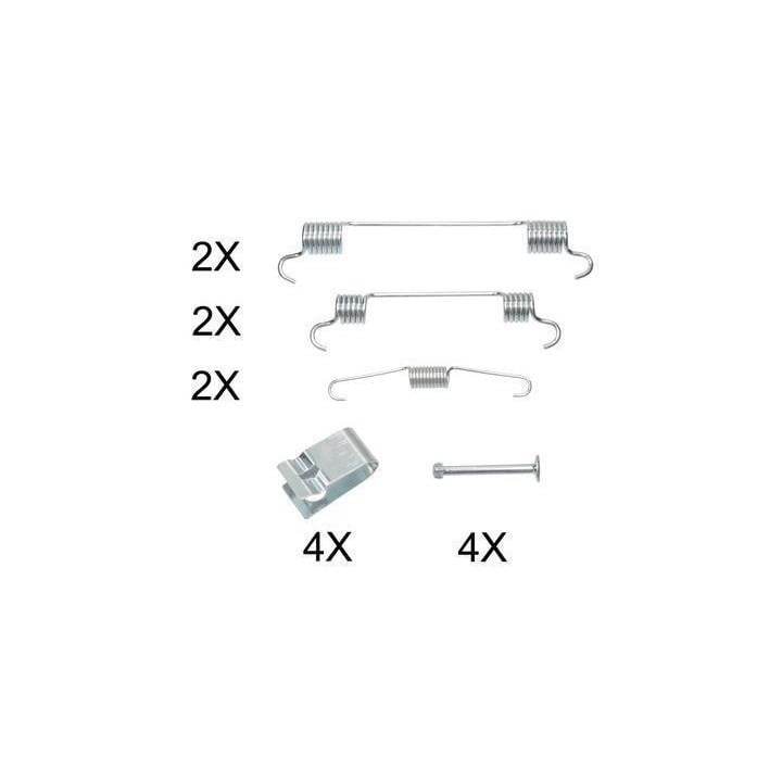 ABS 0833Q Mounting kit brake pads 0833Q: Buy near me in Poland at 2407.PL - Good price!