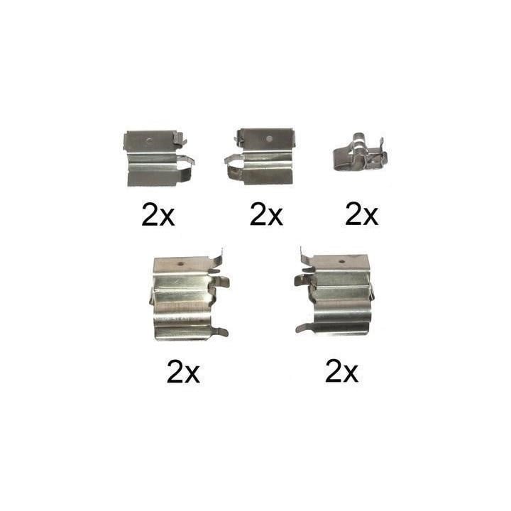 ABS 1240Q Mounting kit brake pads 1240Q: Buy near me at 2407.PL in Poland at an Affordable price!