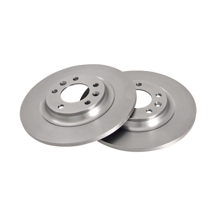ABS 17555 Rear brake disc, non-ventilated 17555: Buy near me in Poland at 2407.PL - Good price!