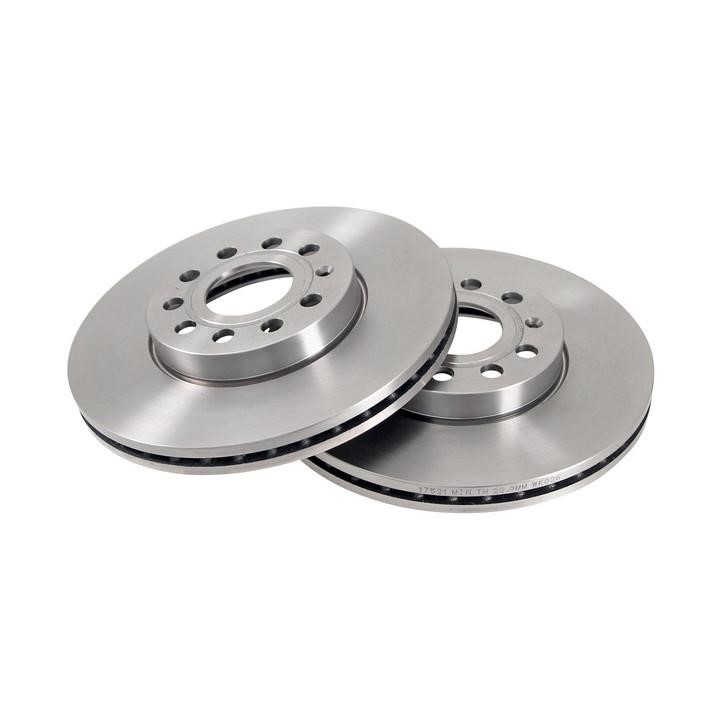 ABS 17521 Front brake disc ventilated 17521: Buy near me in Poland at 2407.PL - Good price!