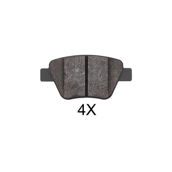 ABS 37784 Rear disc brake pads, set 37784: Buy near me in Poland at 2407.PL - Good price!