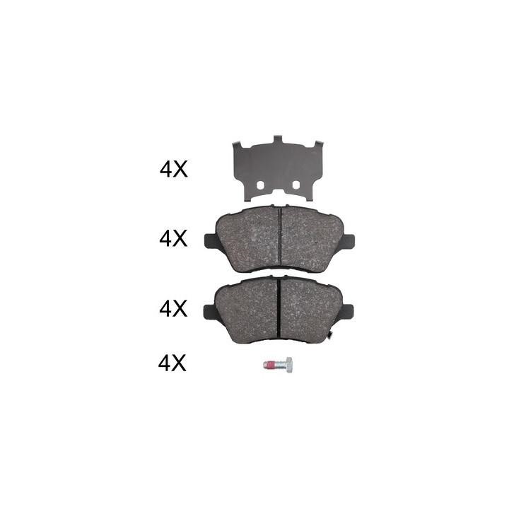 ABS 37956 Тормозные колодки дисковые, комплект 37956: Отличная цена - Купить в Польше на 2407.PL!