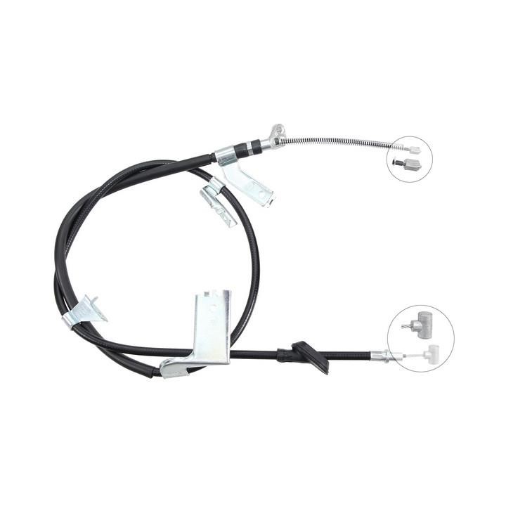 ABS K10497 Parking brake cable left K10497: Buy near me in Poland at 2407.PL - Good price!