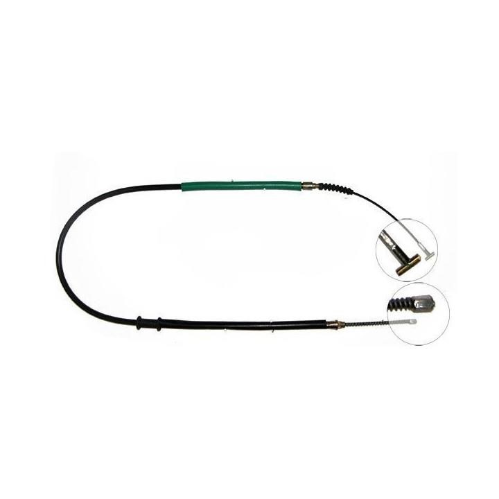 ABS K10557 Parking brake cable left K10557: Buy near me in Poland at 2407.PL - Good price!