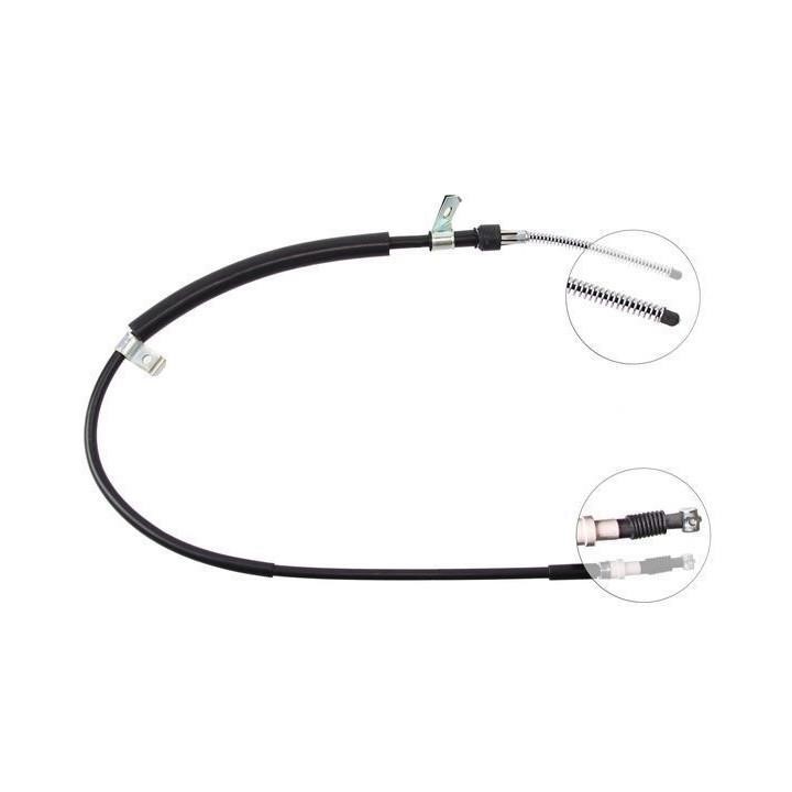 ABS K11478 Parking brake cable, right K11478: Buy near me in Poland at 2407.PL - Good price!