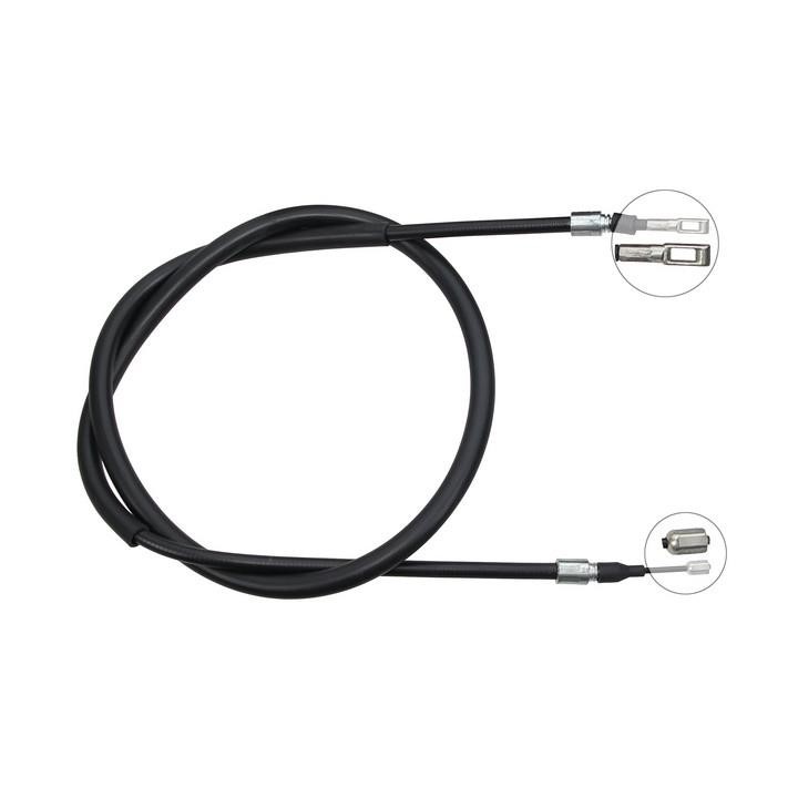 ABS K13257 Parking brake cable left K13257: Buy near me in Poland at 2407.PL - Good price!